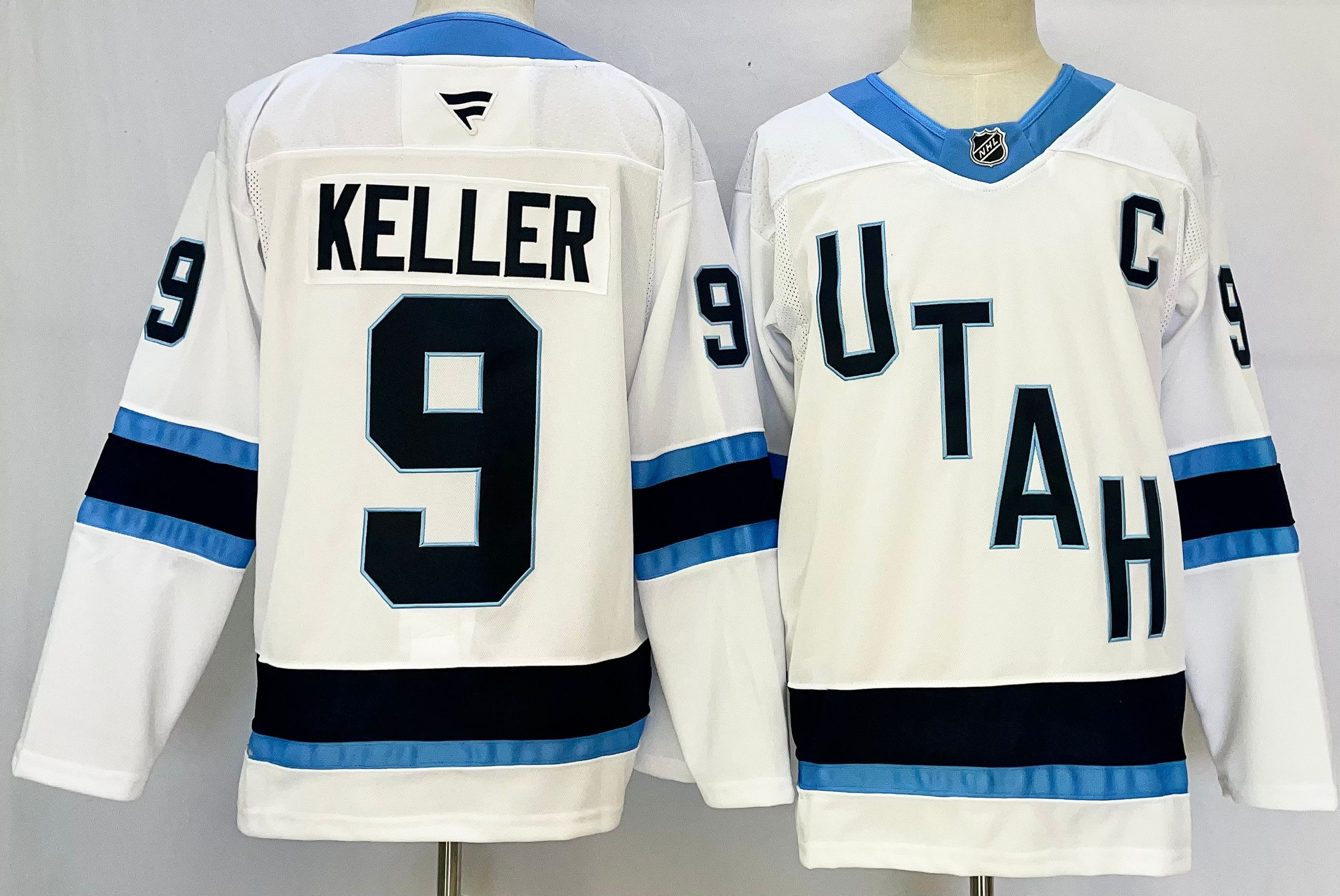 Youth Utah Hockey Club Active Player Custom White Stitched Hockey Jersey